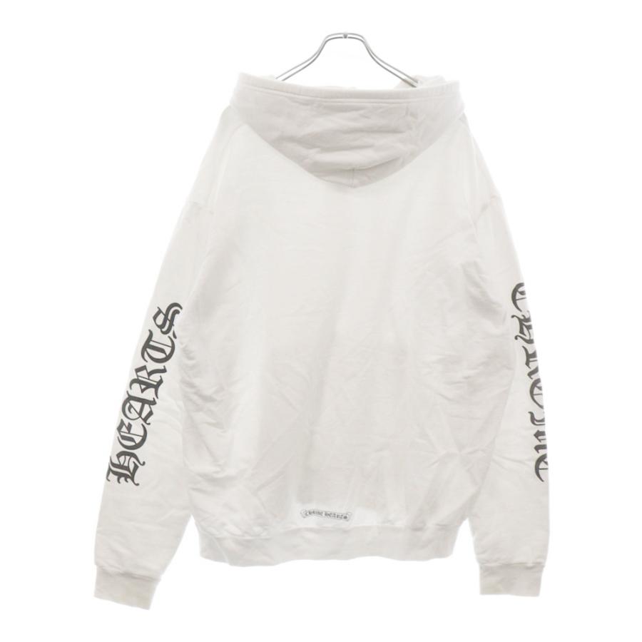 CHROME HEARTS（クロムハーツ） SWTSHRT HD ZIP 袖ロゴバックプリント