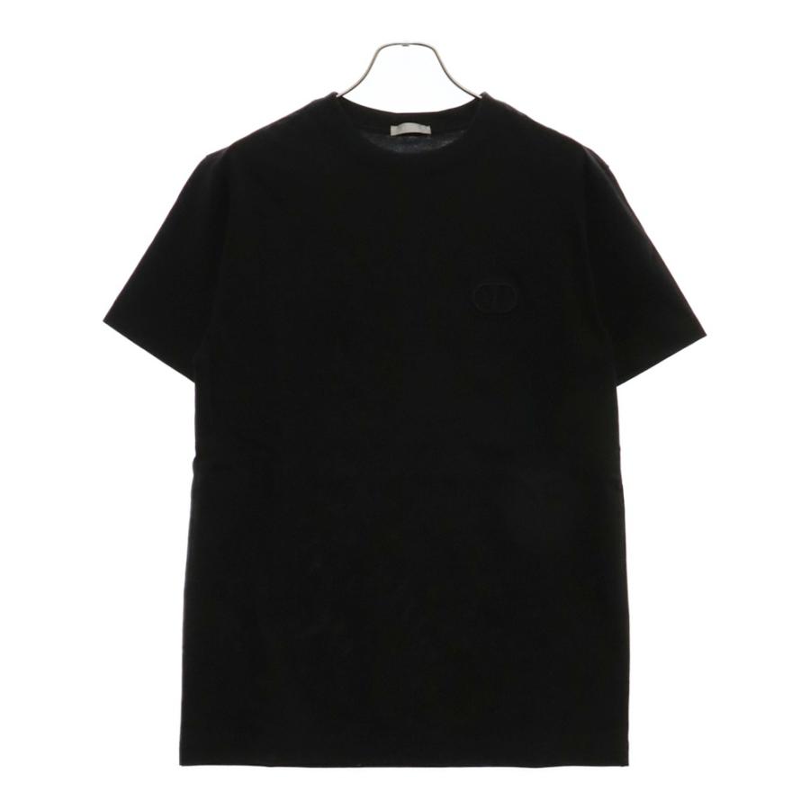 DIOR ブラックコットンTシャツ 