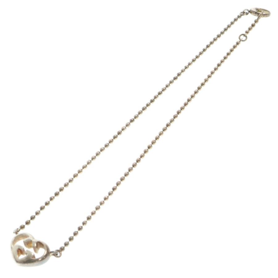 GUCCI（グッチ） インターロッキングGハート チェーンネックレス