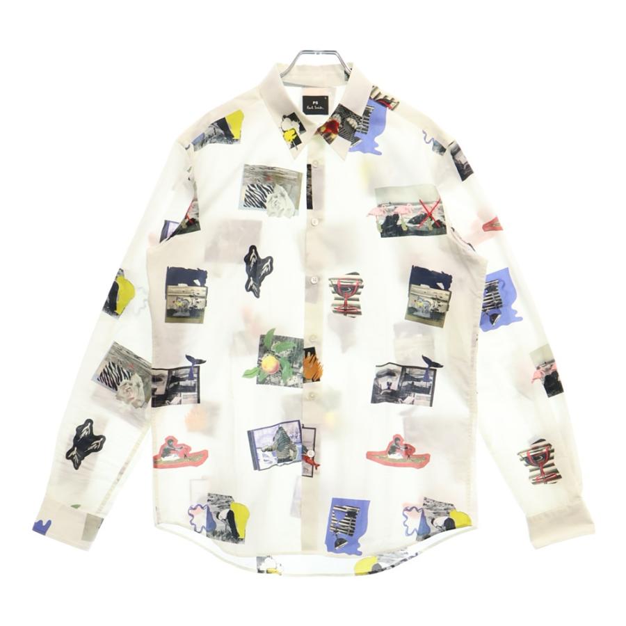 PS Paul Smith ピーエスバイポールスミス 総柄プリント 長袖