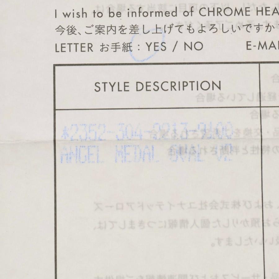 CHROME HEARTS クロムハーツ ANGEL MEDAL OVAL オーバル CHROME HEARTS クロムハーツ ANGEL MEDAL OVAL オーバル