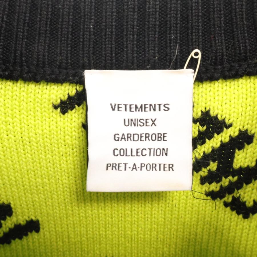VETEMENTS ヴェトモン 21AW Monogram Knit モノグラム ニット VETEMENTS ヴェトモン 21AW Monogram Knit モノグラム ニット