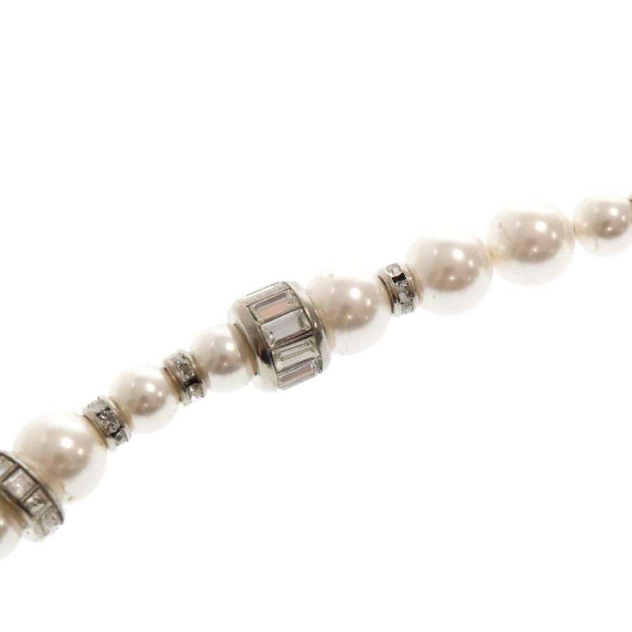 CHANEL（シャネル） ココマーク ラインストーン付き パールネックレス