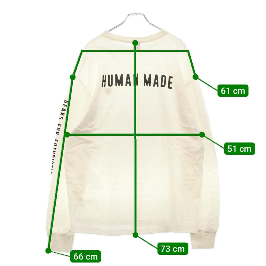 HUMAN MADE ヒューマンメイド L/S Tee バックロゴ 長袖Tシャツ HUMAN MADE ヒューマンメイド L/S Tee バックロゴ 長袖Tシャツ