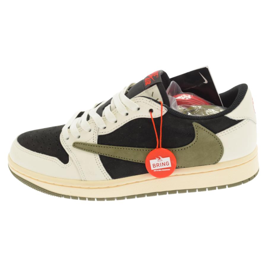 ナイキ ×トラヴィススコット エアジョーダン1 ミディアムオリーブ