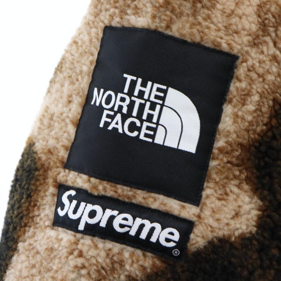 Supreme シュプリーム 21AW×Bleached Denim Print Fleece Jacket 