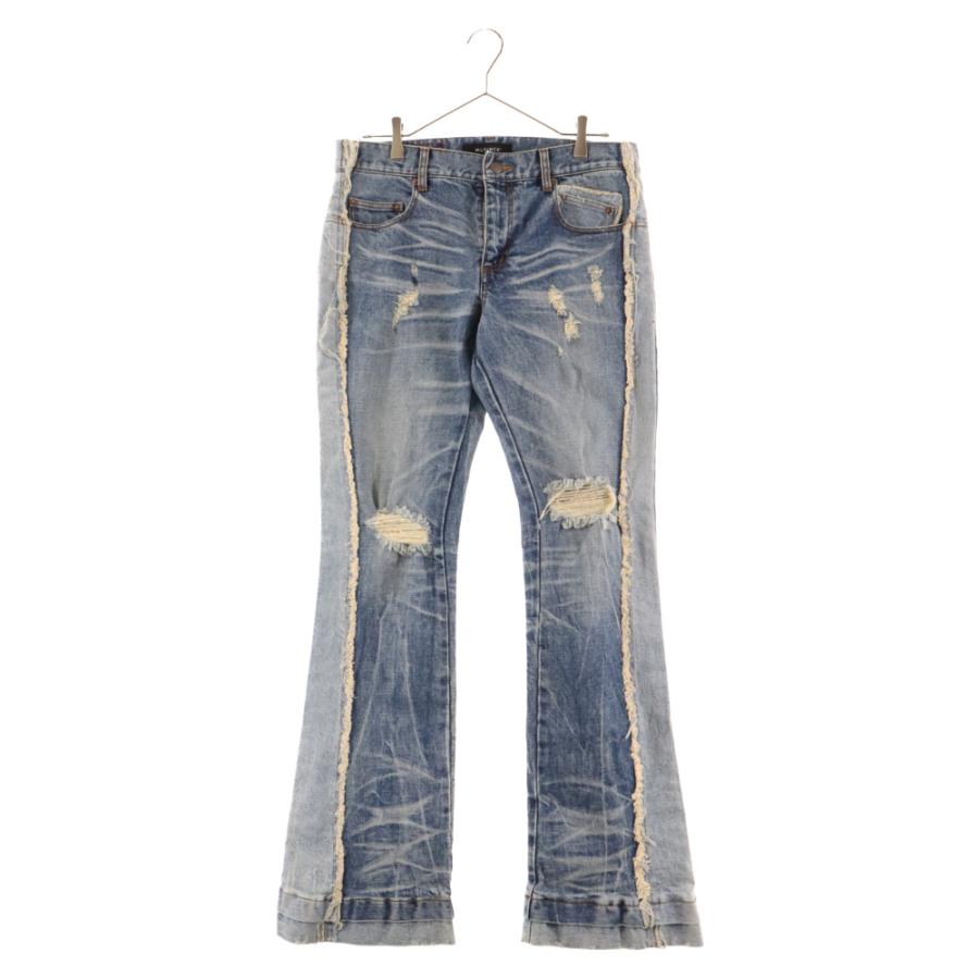 MLVINCE メルヴィンス 23AW DB FLARE JEANS ダメージ加工フレア MLVINCE メルヴィンス 23AW DB FLARE JEANS ダメージ加工フレア