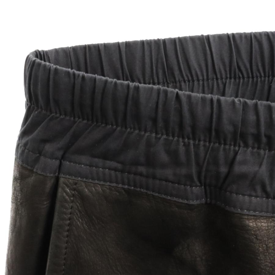 Rick Owens リックオウエンス　ブリスターレザー　パンツ　サルエル Rick Owens（リック・オウエンス） 14AW ドローストリング レザー