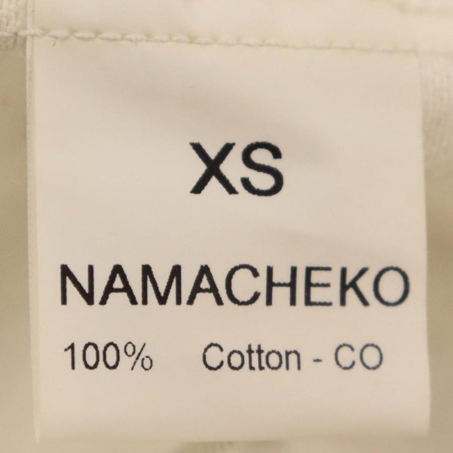 NAMACHEKO ナマチョコ 21SS ペイントクラッシュプリントデニムパンツ ジーンズ ホワイト｜shopbring｜06