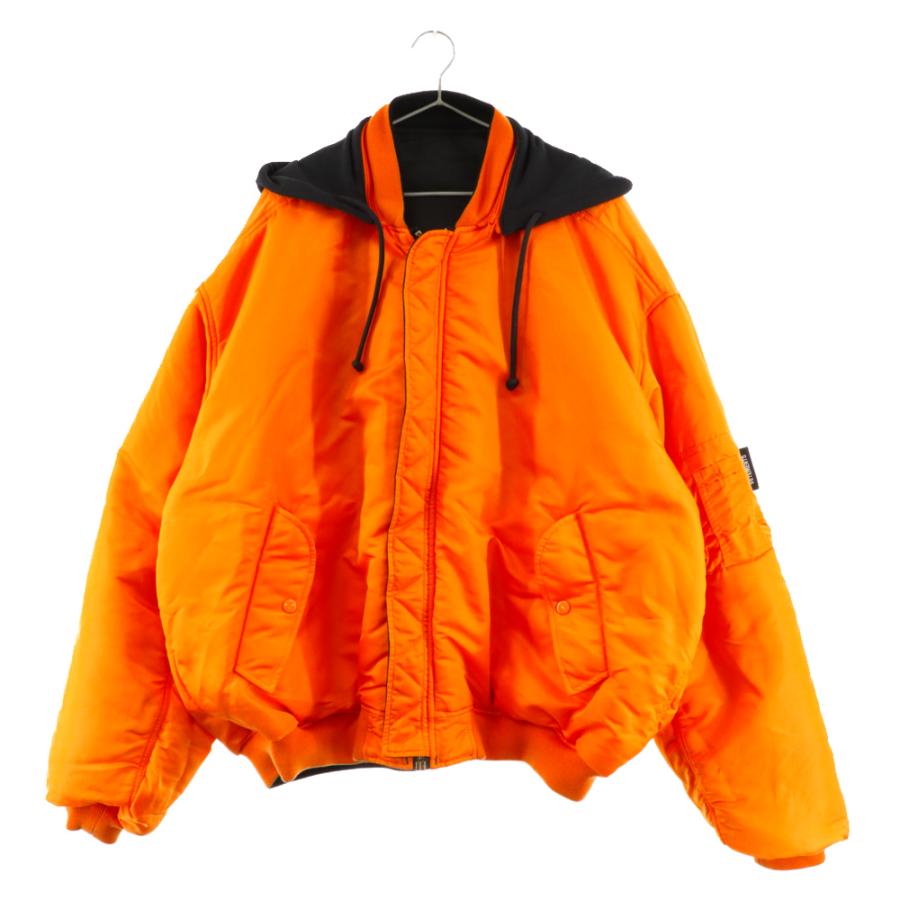VETEMENTS ヴェトモン 22AW Reversible Hooded Bomber Jacket VETEMENTS ヴェトモン 22AW Reversible Hooded Bomber Jacket