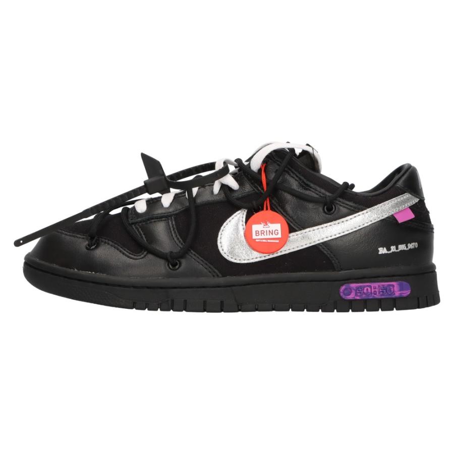 ナイキ ×OFF-WHITE DUNK LOW 1 of 50 Black DM1602-001 50×オフ 