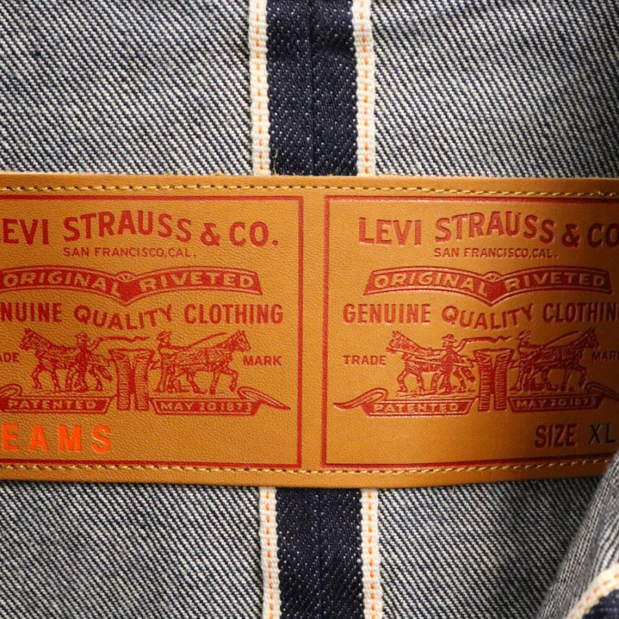 Levi's リーバイス×BEAMS SUPER WIDE V2 TYPE I TRUCKER RINSE Levi's リーバイス×BEAMS SUPER WIDE V2 TYPE I TRUCKER RINSE