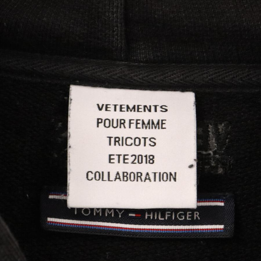 VETEMENTS ヴェトモン 18SS × トミーヒルフィガー ダブルスリーブプル 