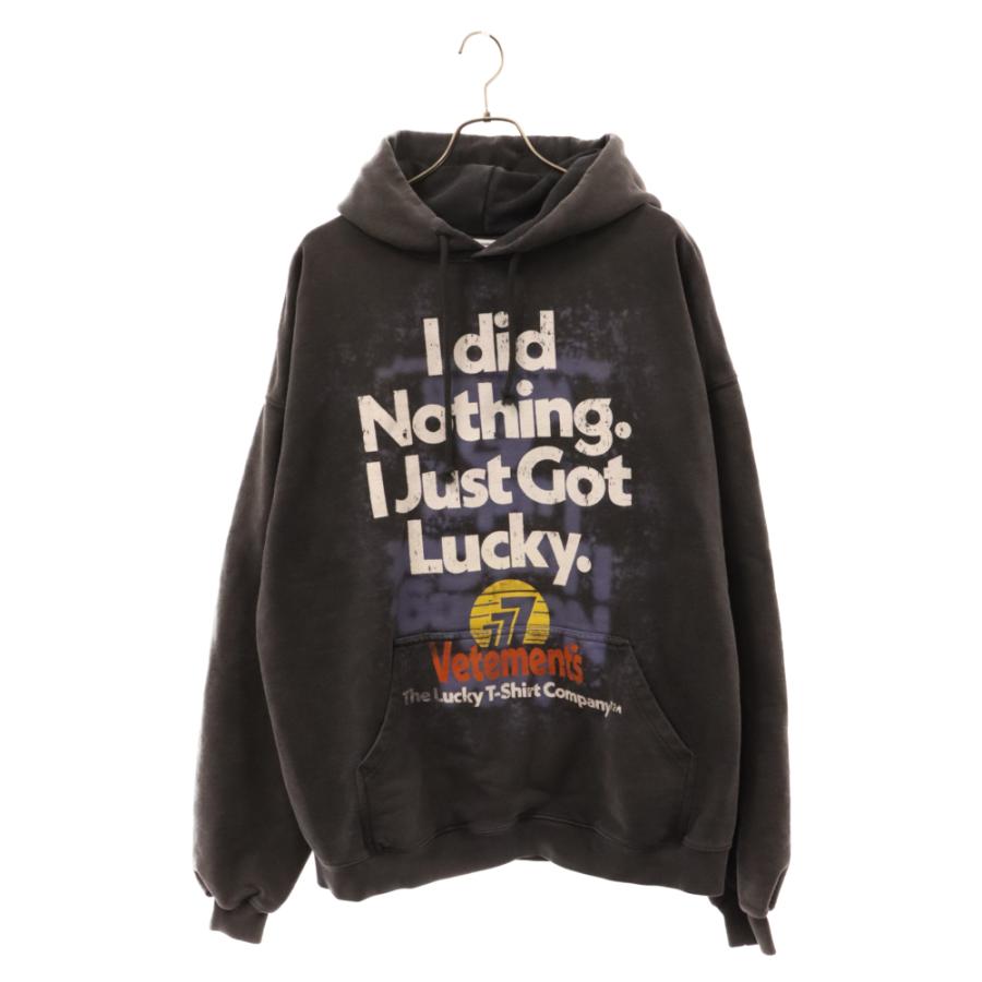 VETEMENTS ヴェトモン 22AW I Got Lucky Hoodie アイガット VETEMENTS ヴェトモン 22AW I Got Lucky Hoodie アイガット