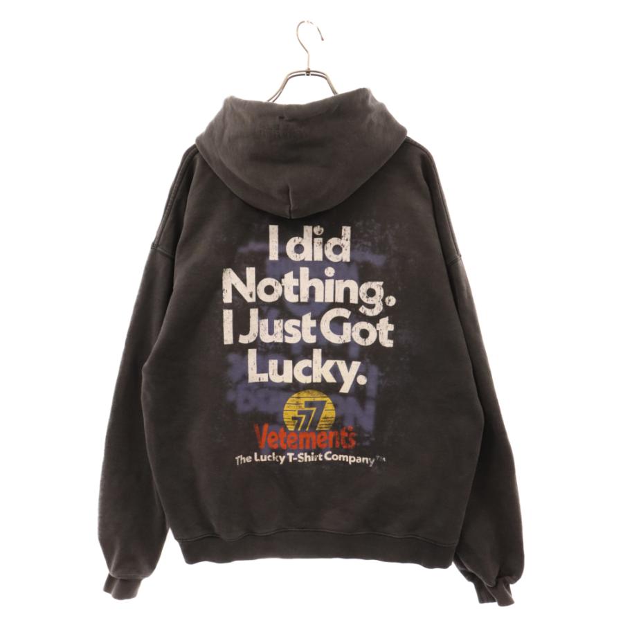 VETEMENTS ヴェトモン 22AW I Got Lucky Hoodie アイガット VETEMENTS ヴェトモン 22AW I Got Lucky Hoodie アイガット