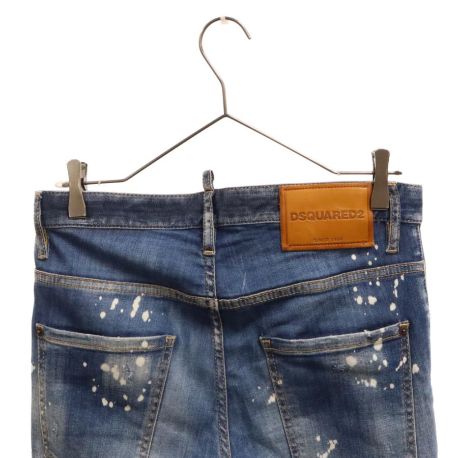 DSQUARED2 ディースクエアード 22SS SUPER TWINKY JEANS S71LB1033 スーパーツインキー ジーンズ ダメージ加工デニムパンツ インディゴ｜shopbring｜04