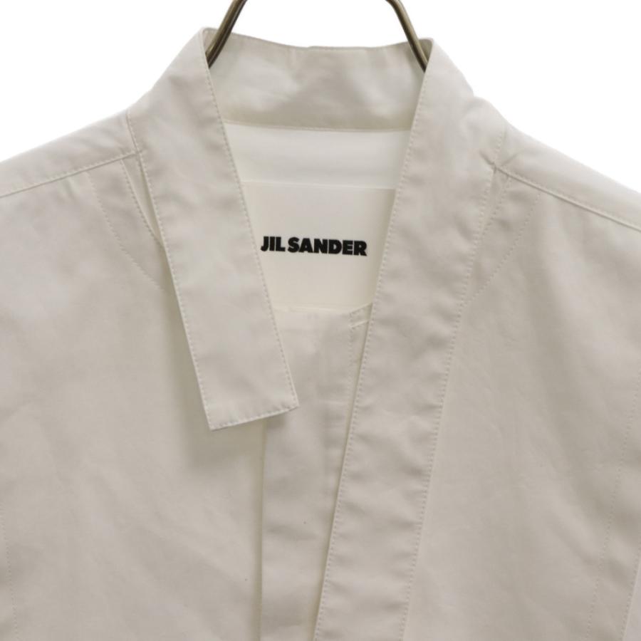 JIL SANDER ジルサンダー アシンメトリーシャツ 長袖シャツ ホワイト 