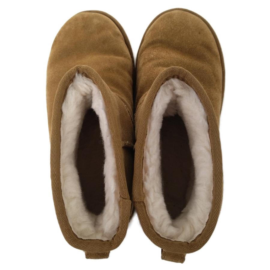 UGG アグ Classic Mini Side Logo CHESTNUT クラシック ミニ サイドロゴ ショートブーツ レディース ブラウン US6/23cm 1122558｜shopbring｜05