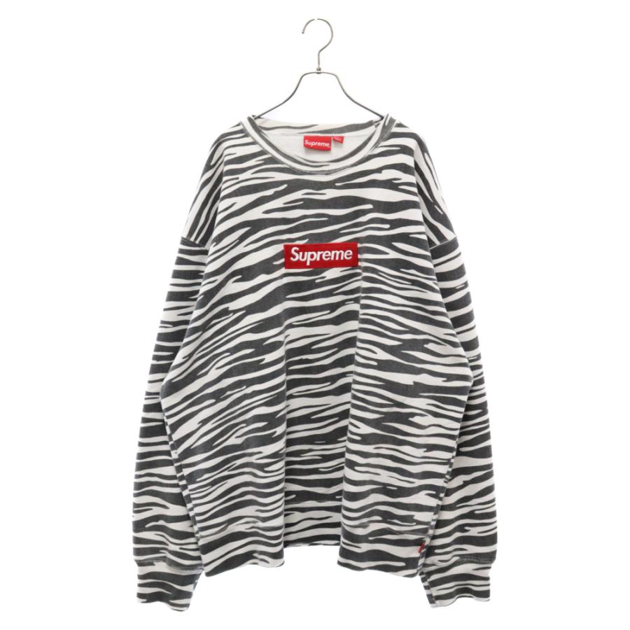 Supreme SUPREME シュプリーム 22AW Box Logo Crewneck Zebra ボックス  