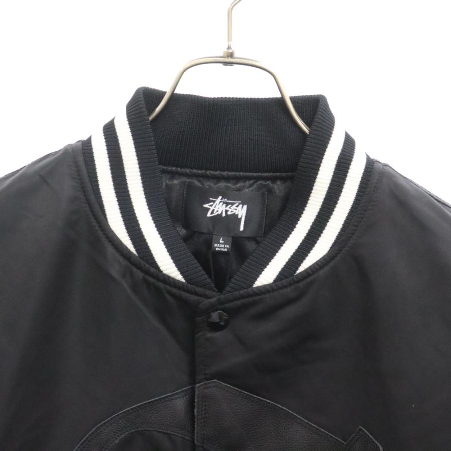 STUSSY ステューシー 24SS STADIUM JACKET GOTHIC S スタジアムジャケット スタジャン ブラック 24S115758｜shopbring｜03