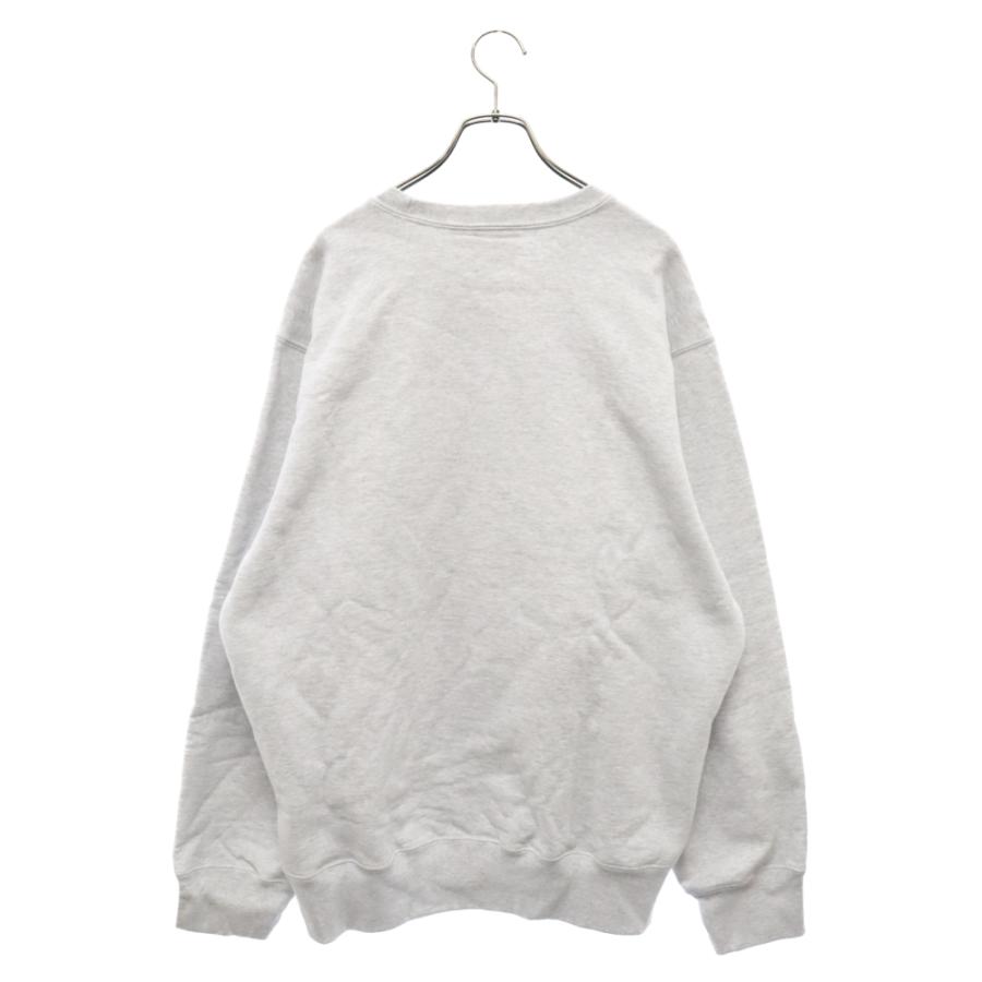 ほぼ新品 Supreme Small Box Crewneck グレー 19aw Supreme（シュプリーム） 19AW Small Box Crewneck スモールボックス