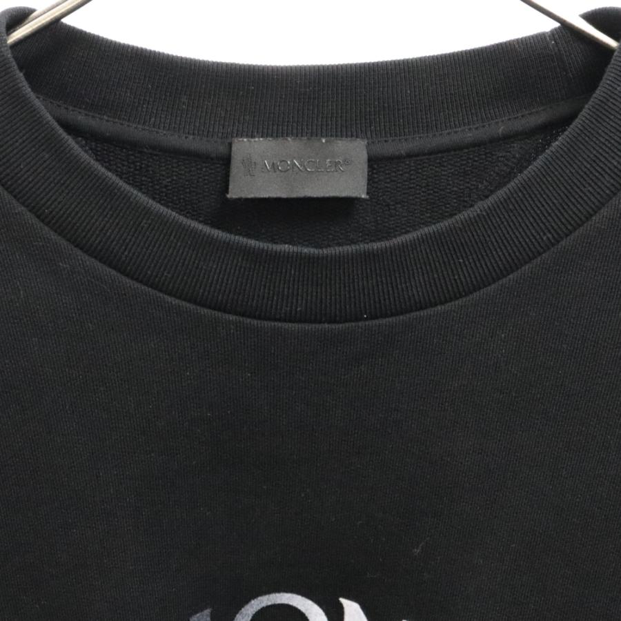 MONCLER（モンクレール） 23AW FELPA GIROCOLLO フロッキーロゴ