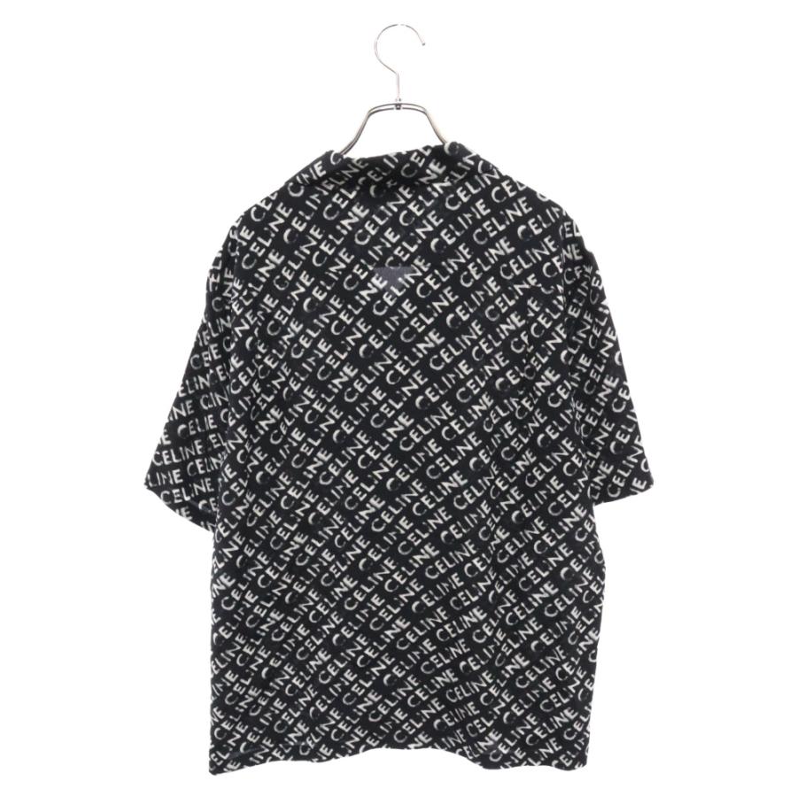 CELINE セリーヌ 23AW ロゴプリント オープンカラー半袖シャツ CELINE セリーヌ 23AW ロゴプリント オープンカラー半袖シャツ