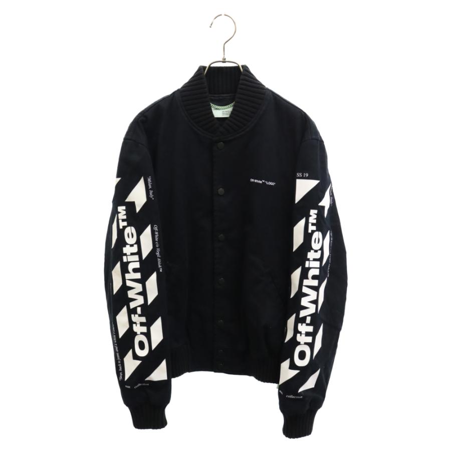 オフホワイト 19SS DIAG SKINNY VARSITY スキニーバーシティ 