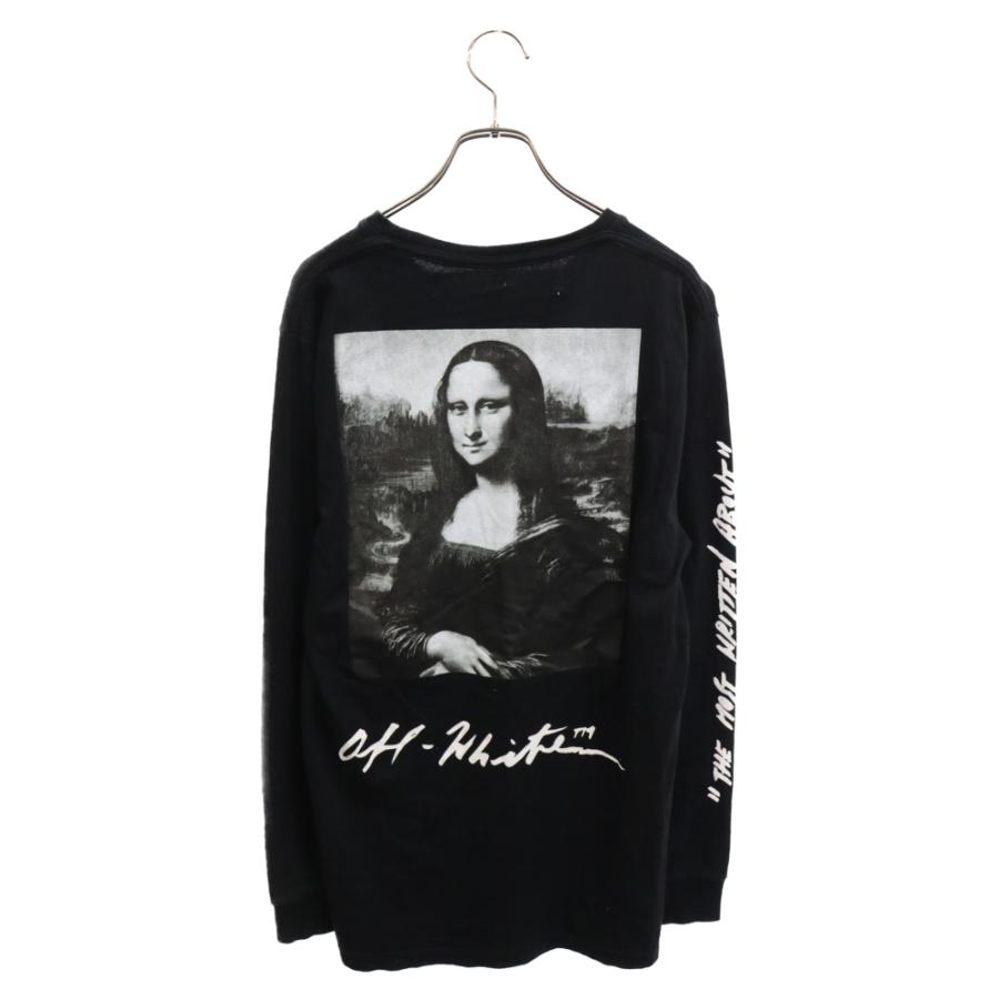 【希少】 OFF-WHITE モナリザ長袖カットソー Mサイズ（XL相当） 希少】 OFF-WHITE モナリザ長袖カットソー Mサイズ（XL相当