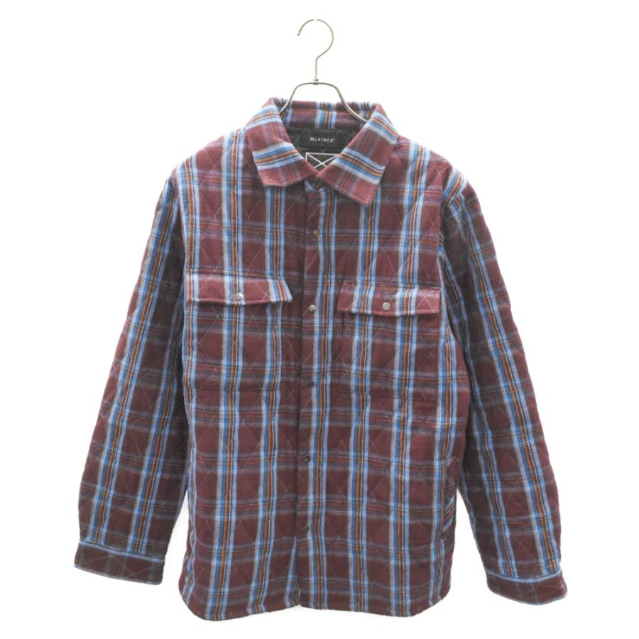 MLVINCE メルヴィンス QUILTED CHECK SHIRTS JACKET キルテッド長袖 