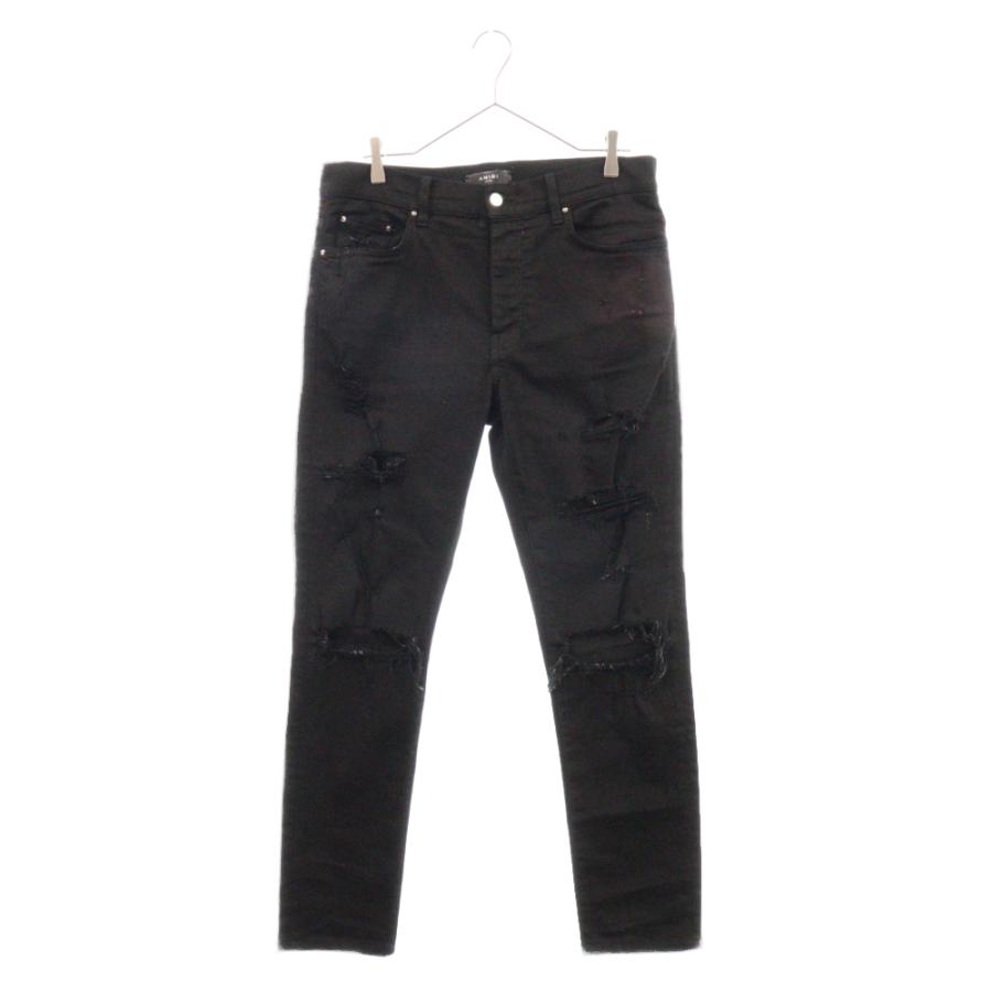 AMIRI アミリ クラッシュ加工スキニーデニムパンツ ジーンズ AMIRI アミリ クラッシュ加工スキニーデニムパンツ ジーンズ