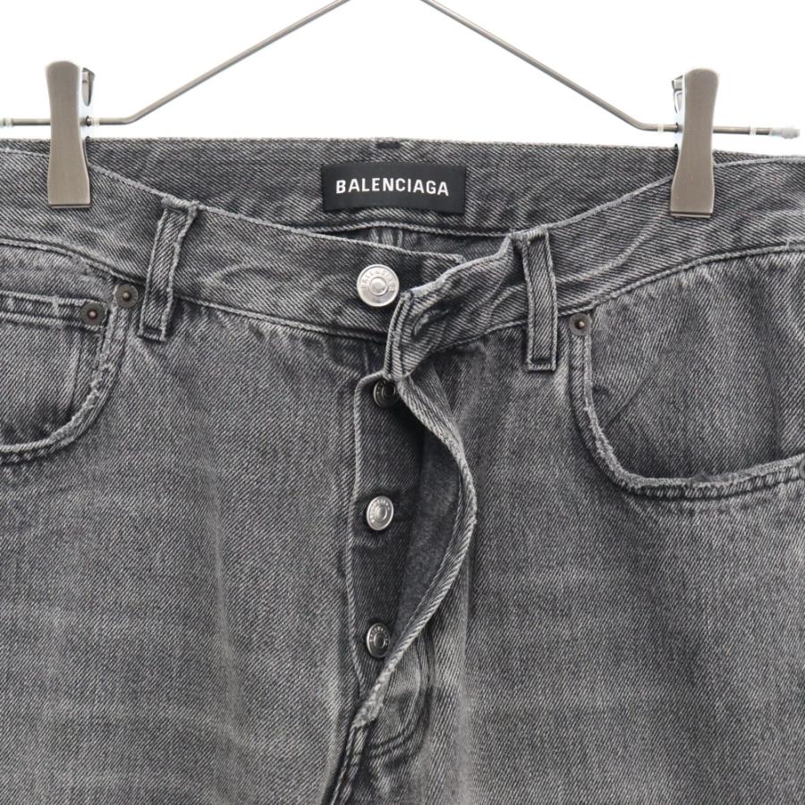 BALENCIAGA バレンシアガ 18SS ニークラッシュデニムパンツ BALENCIAGA バレンシアガ 18SS ニークラッシュデニムパンツ