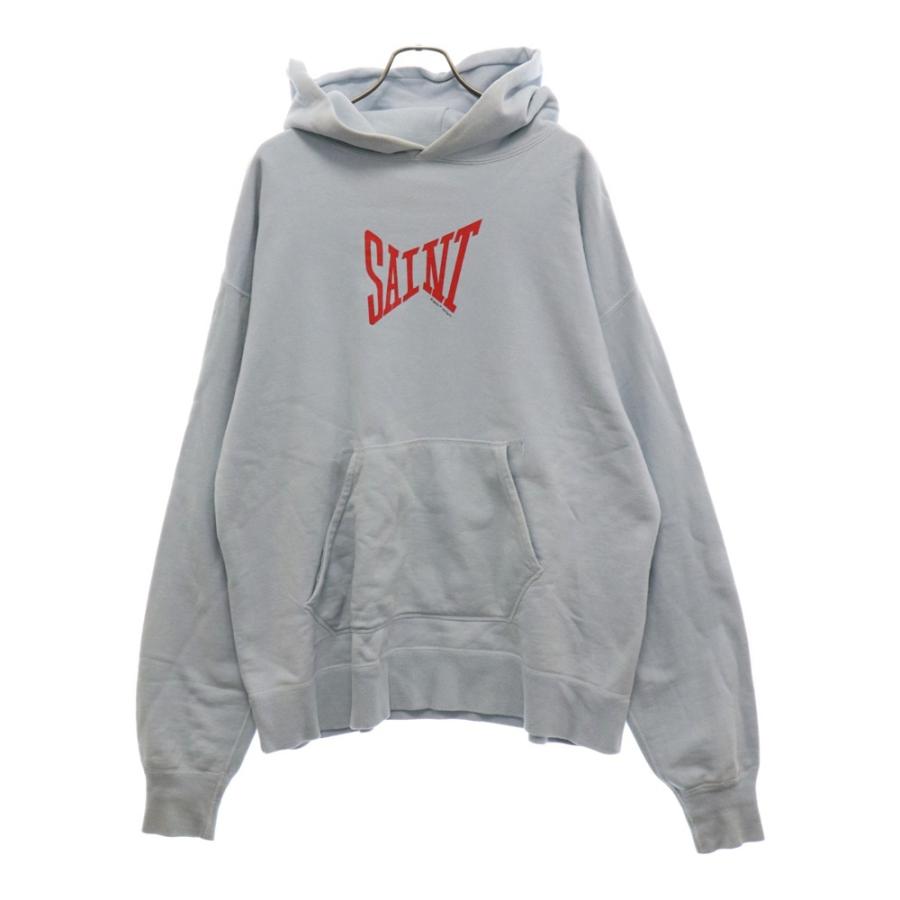 SAINT MICHAEL セントマイケル 22SS LOGO HOODIE フロントロゴ プル 