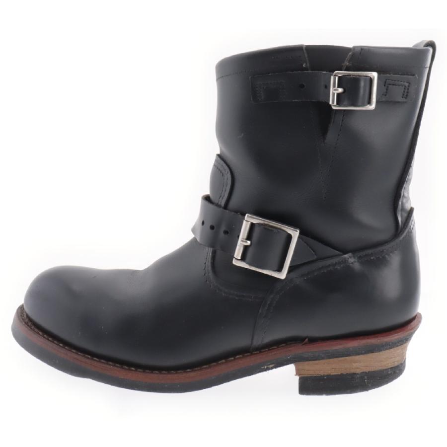 レッドウイング ブラックレザーエンジニアブーツ RED WING レッド ウイング SHORT ENGINEER ショートエンジニアブーツ