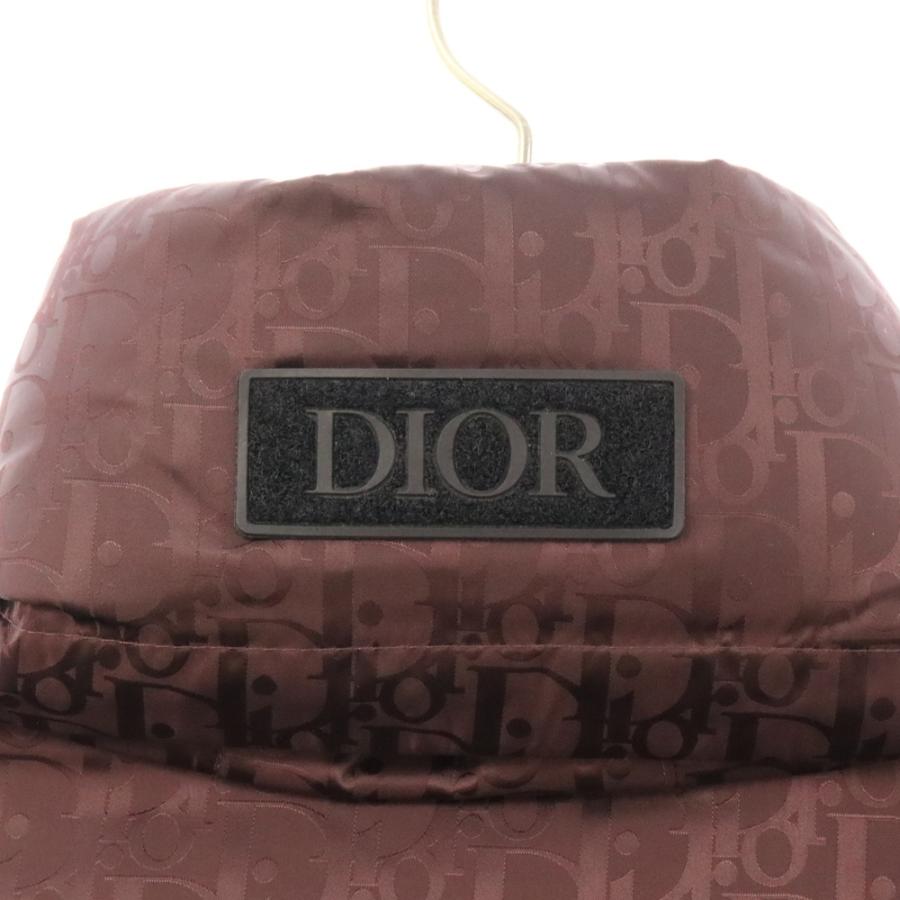 DIOR ディオール 21AW オブリーク総柄ダウンジャケット ボルドー 