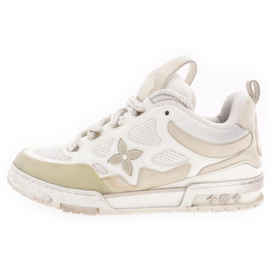 ルイヴィトン　スケートライン　ホワイトベージュ　26〜26.5センチ LOUIS VUITTON（ルイ・ヴィトン） LVスケートライン ローカット