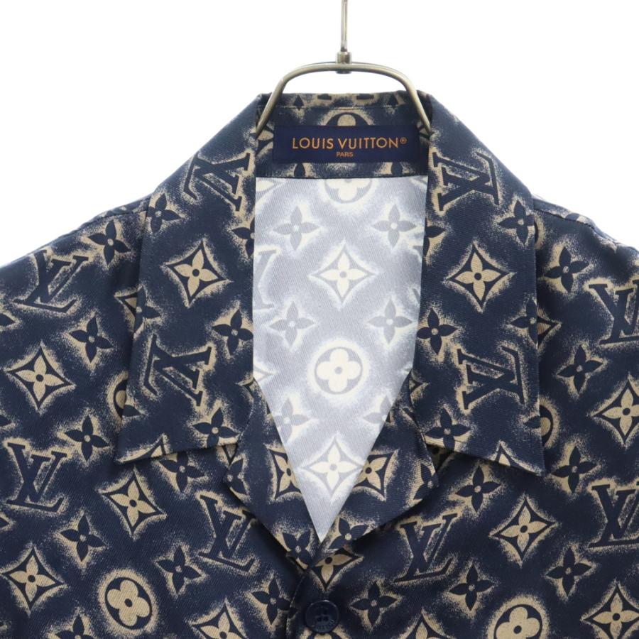 LOUIS VUITTON ルイヴィトン 23AW モノグラム半袖オープンカラー LOUIS VUITTON ルイヴィトン 23AW モノグラム半袖オープンカラー