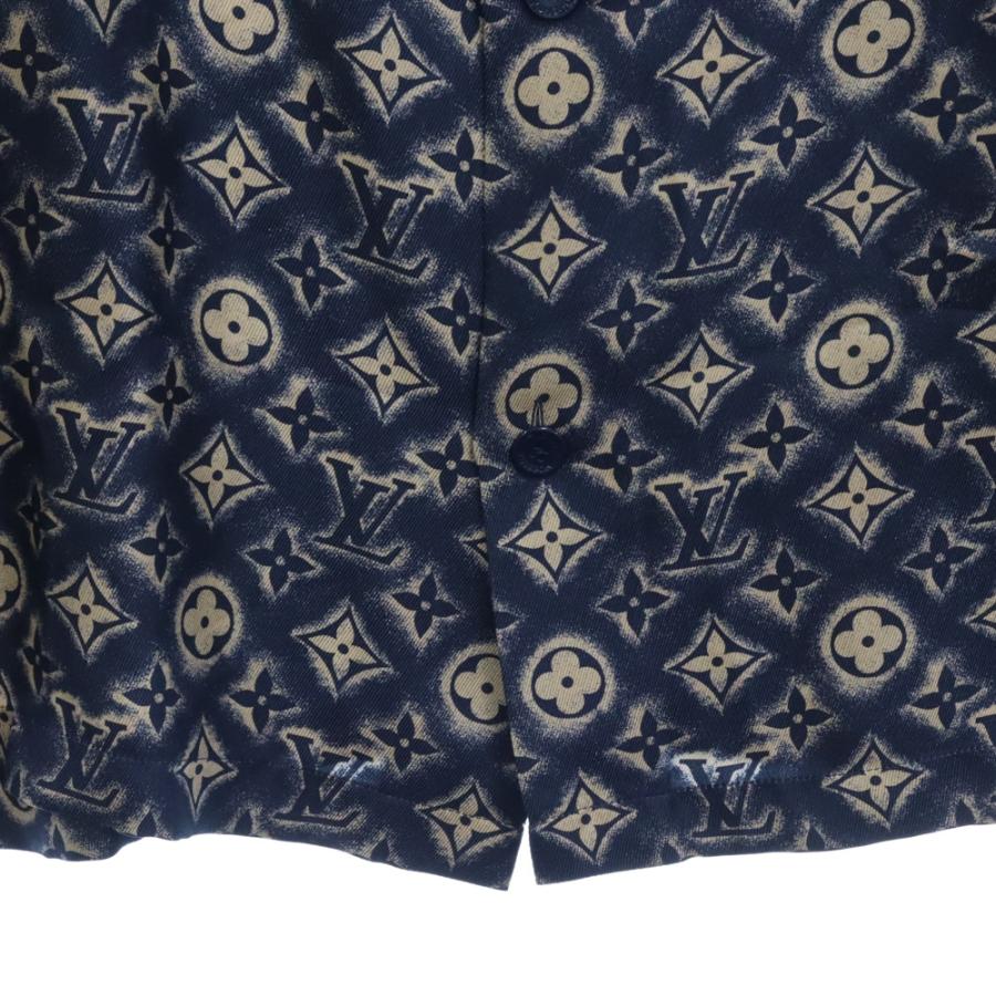 LOUIS VUITTON ルイヴィトン 23AW モノグラム半袖オープンカラー LOUIS VUITTON ルイヴィトン 23AW モノグラム半袖オープンカラー