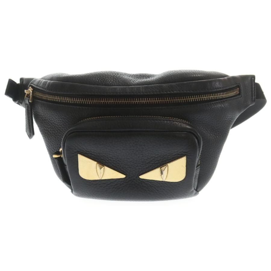 美品　FENDI フェンディ　モンスター　バグズアイ　ボディバッグ　ブラック FENDI（フェンディ） 中古 ボディバッグ メンズ ブランド モンスター