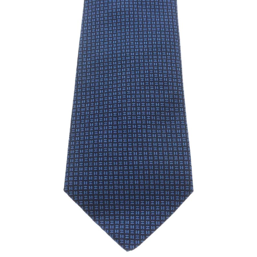 HERMES（エルメス） H総柄シルクネクタイ ブルー 339265T : BRING