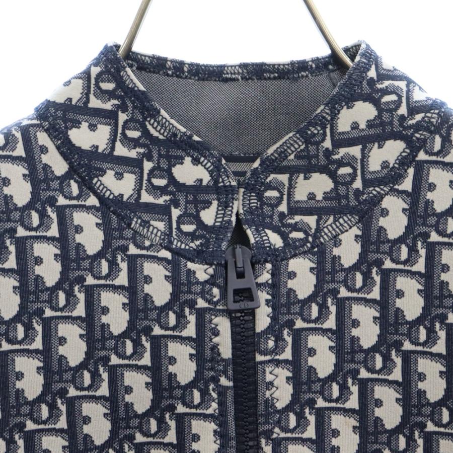 DIOR ディオール オブリーク ノースリーブ ワンピースドレス ネイビー  