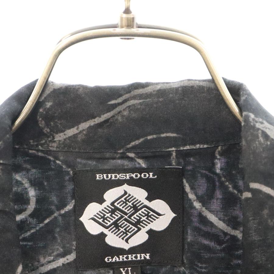 BUDSPOOL バッズプール×GAKKIN 軍鶏 S/S HAWAIIAN SHIRT×ガッキン 総柄