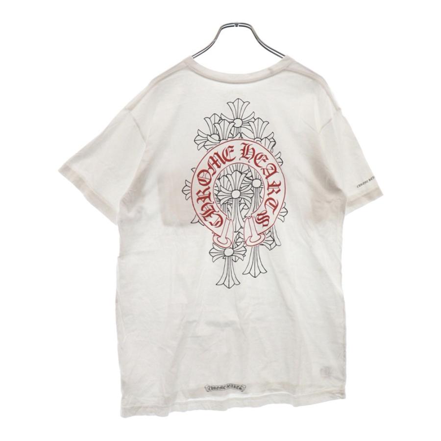クロムハーツ Red Horseshoe Cemetery Cross Tee レッドホースシュー 