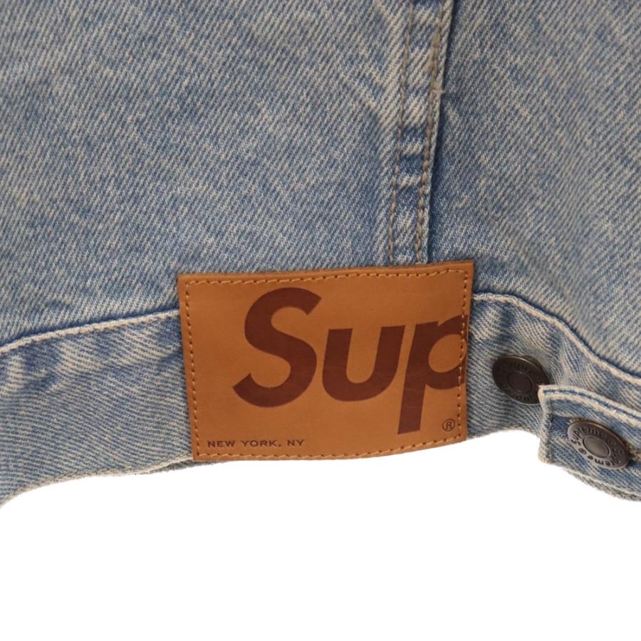 【即完売モデル】シュプリーム☆ジャガード マルチ ロゴ ジップ デニムジャケット 中古・古着通販】SUPREME (シュプリーム) script jacquard denim