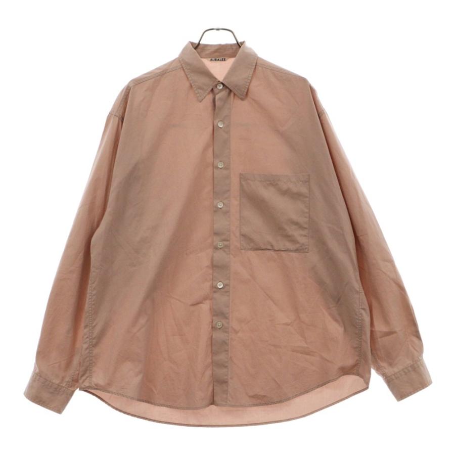 AURALEE（オーラリー） WASHED FINX TWILL BIG SHIRTS A9SS01TN 長袖