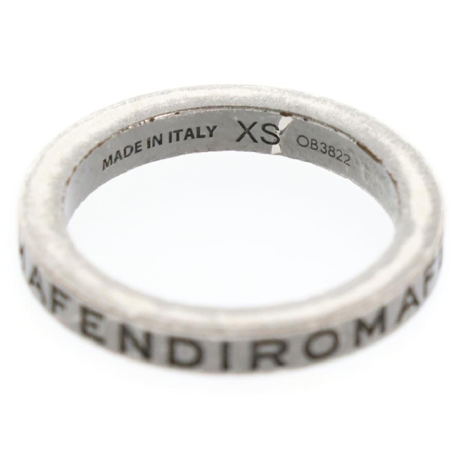 FENDI フェンディ ロゴ刻印 シルバーリング 16号 OB3822 : BRING FENDI フェンディ ロゴ刻印 シルバーリング 16号 OB3822 : BRING