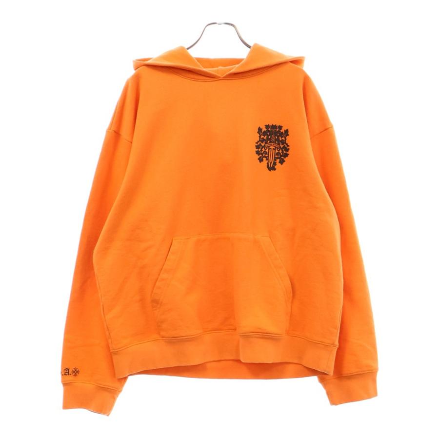 Chrome Hearts クロムハーツ オレンジ パーカー バックダガー