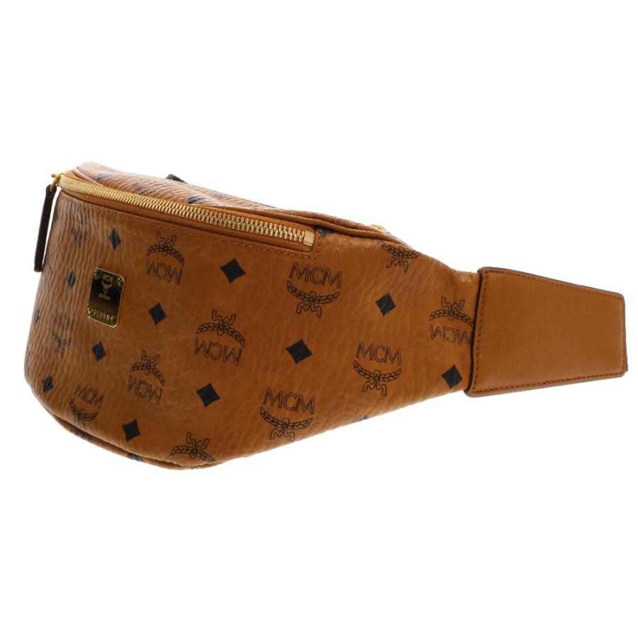 【極美品】MCM ブラウン ウエストポーチ 美品 MCM エムシーエム ウエストポーチ ボディバッグ ブラウン