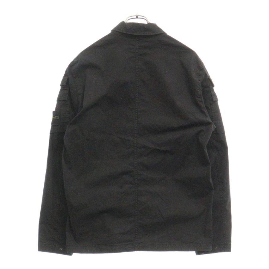 STONE ISLAND ストーンアイランド Compass Patch Shirt Zip-Up STONE ISLAND ストーンアイランド Compass Patch Shirt Zip-Up