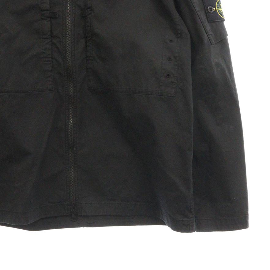 STONE ISLAND ストーンアイランド Compass Patch Shirt Zip-Up STONE ISLAND ストーンアイランド Compass Patch Shirt Zip-Up